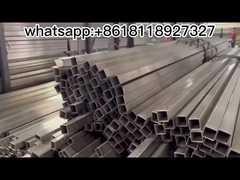 Волосяный покров безшовной трубы SS304L SS321 SS310S SS квадратный заканчивает 4mm x 4mm 20mm x 20mm